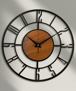Designer Number Wooden Wall clock